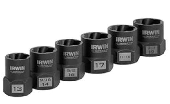 Irwin (928) 1881175 1881175 - IMPACT BOLT GRIP 6PC EXP SET