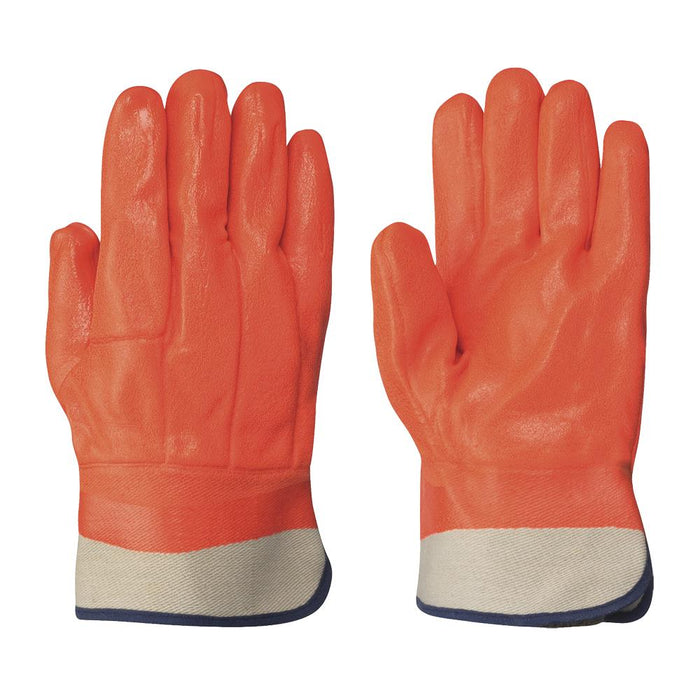 SureWerx V5070650-O/S PIONEER PVC Foam Lined Glove - Orange - O/S - Model Number 846