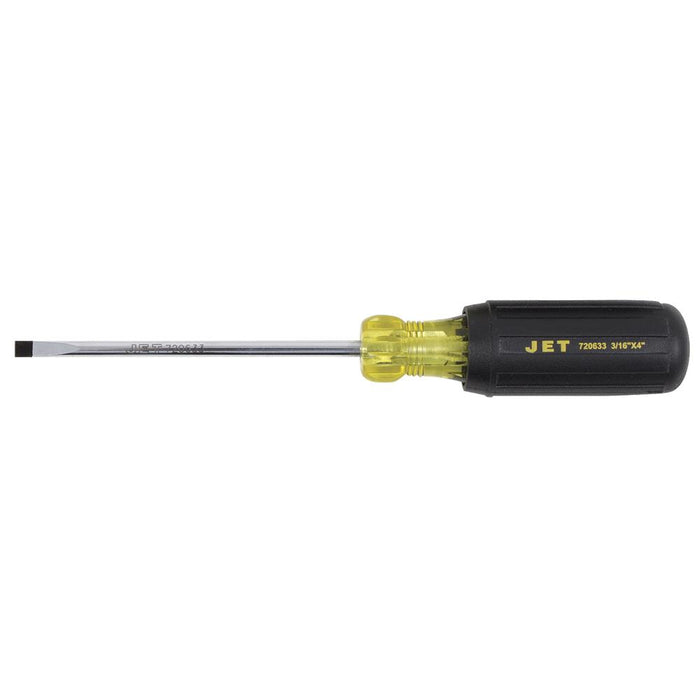 SureWerx (545) 720633 JET 3/16" x 4" Cabinet Tip Cushion Grip Screwdriver - Model Number JKSS-4CT