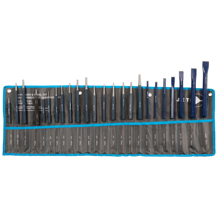 SureWerx (545) 775513 JET Punch and Chisel Set 24 pc - Model Number PC24S