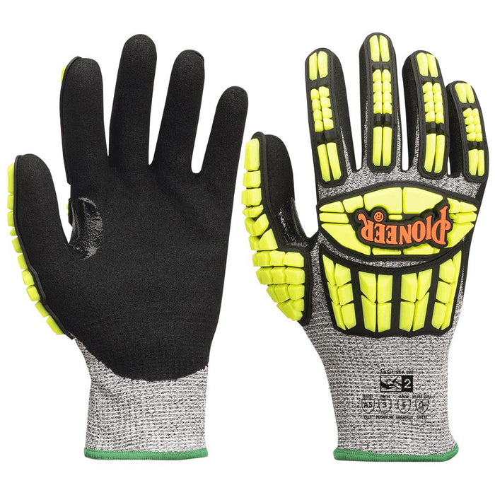 SureWerx V5012140-L PIONEER Cut and Impact-Resistant Gloves (Pair) with TPR - Level A5 - L - Model Number 5363