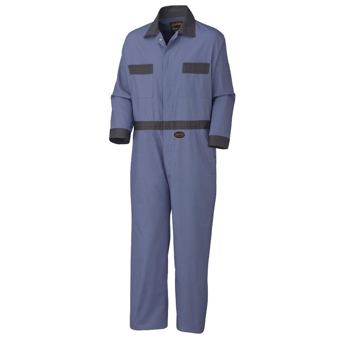 SureWerx (545) V2010110-50 PIONEER Cotton Coverall - Concealed Brass Button Closure - Navy - 50 - Model Number 5133