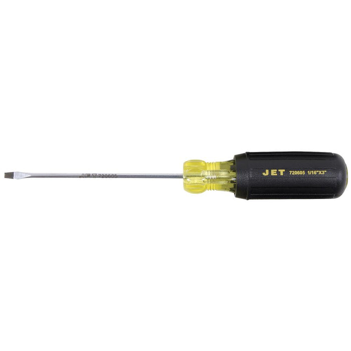 SureWerx 720605 JET JKMS-116 1/16IN X 3IN SLOT MINI CUSHION GRIP SCREWDRIVER