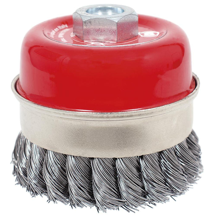 SureWerx 553606 JET 3-1/2 x 5/8-11NC Knot Banded Cup Brush - High Performance - Model Number CKB3201T