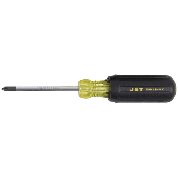 SureWerx 720642 JET Phillips Cushion Grip Screwdriver - 1 x 3" - Model Number JKSP-1