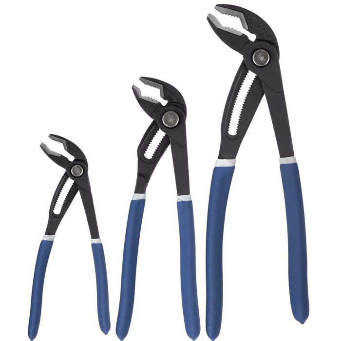 SureWerx (545) 730381 JET Push Button Ratcheting Pliers Set - 3 pc - Model Number JRWP-3S