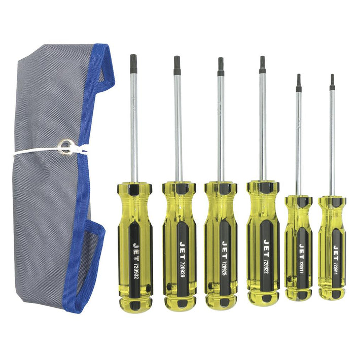 SureWerx (545) 720956 JET Jumbo Handle TORX® Screwdriver Set - 6 pc - Model Number JHTSS-6
