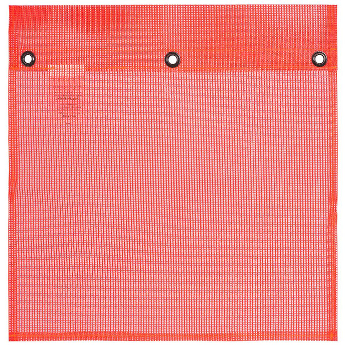 SureWerx (545) V6301160-O/S PIONEER PE Mesh Flag with Grommets - Red - 16" x 16"/40,6 cm x 40,6 cm - Model Number 367G