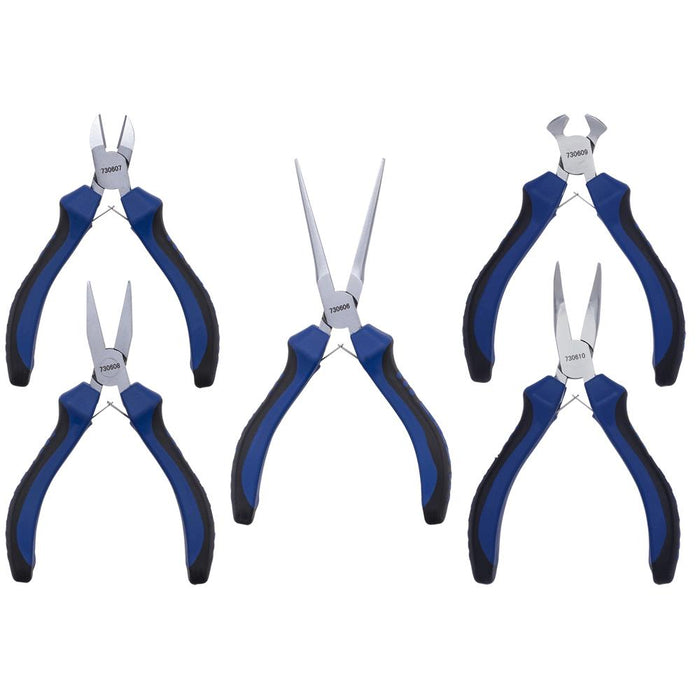 SureWerx (545) 730304 JET Mini Pliers Set - 5 pc - Model Number JMP-5S