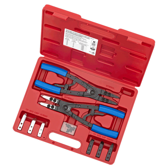 SureWerx 730355 JET Pliers- Snap Ring - Ratcheting - Heavy Duty - Set - 10-1/2" - Model Number SRP-10S