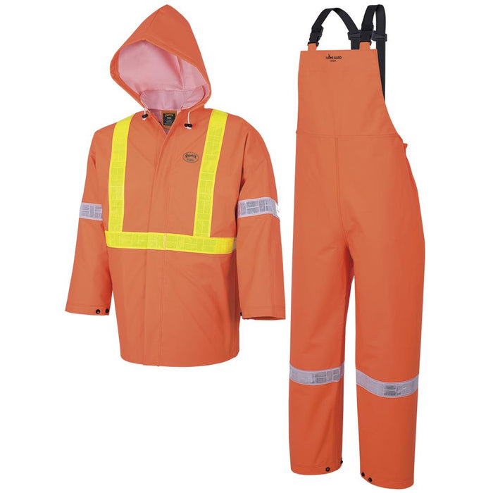 SureWerx (545) V2243950-M RANPRO Element FR™ 3-Piece Safety Rainsuit - Hi-Vis Orange - M - Model Number R85