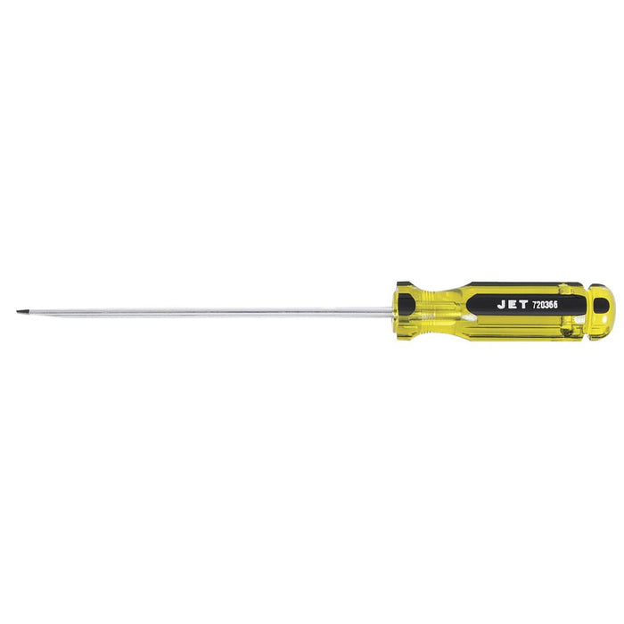 SureWerx (545) 720366 JET Slot Jumbo Handle Round Shank Screwdriver - 3/16" x 6" - Model Number SDS-6R