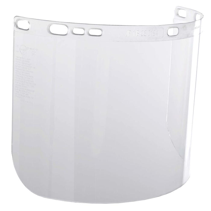 SureWerx 29087 JACKSON Polycarbonate Face Shield Window - Shape B - Molded - Clear