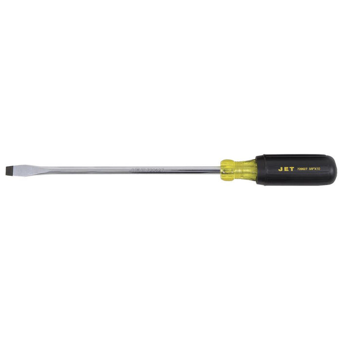 SureWerx (545) 720627 JET 3/8" x 10" Slot Round Shank Cushion Grip Screwdriver - Model Number JKSS-10R