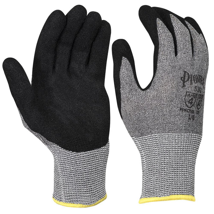 SureWerx V5011240-L PIONEER Cut-Resistant Gloves (Pair) with Black Foam Nitrile Coating - Level A7 - L - Model Number 5362