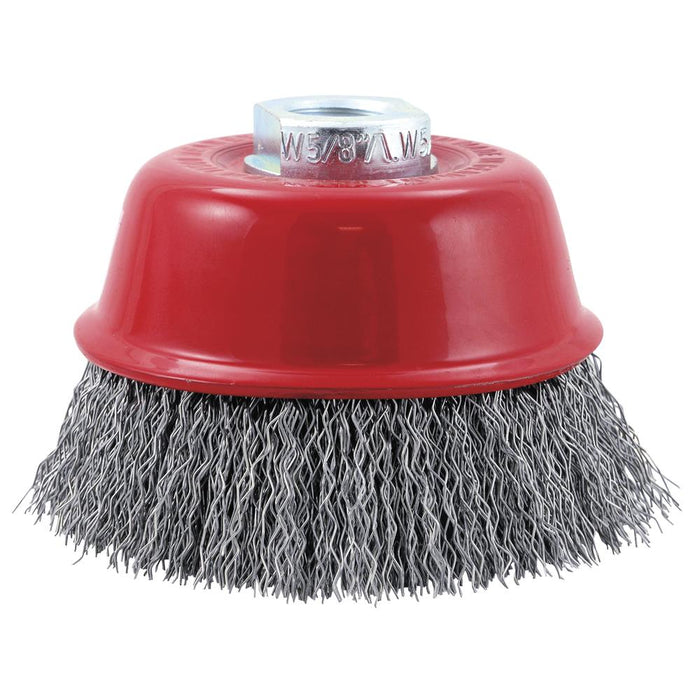 SureWerx 553501 JET 4 x 5/8-11 NC Crimped Wire Cup Brush