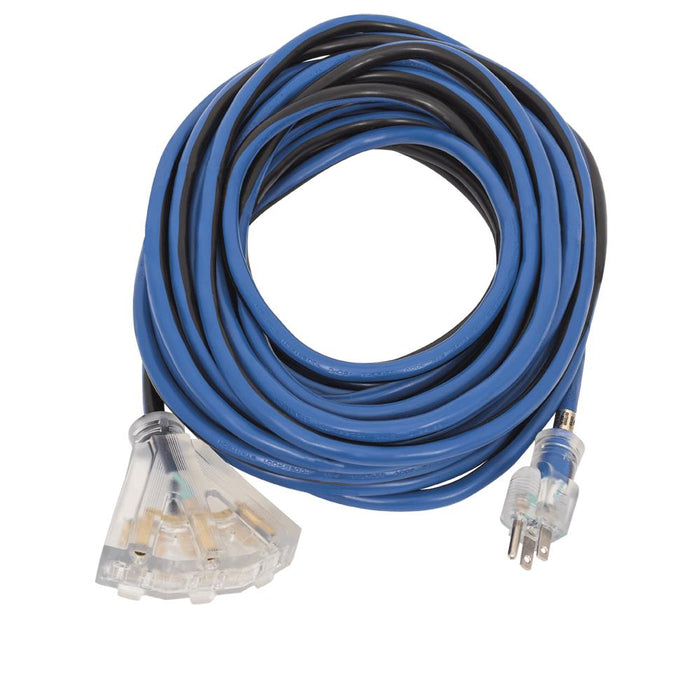 SureWerx 849882 STARTECH Extension Cord - Contractor Grade - Tri-Tap - 14 Gauge - 50' - Model Number JLEC-1450