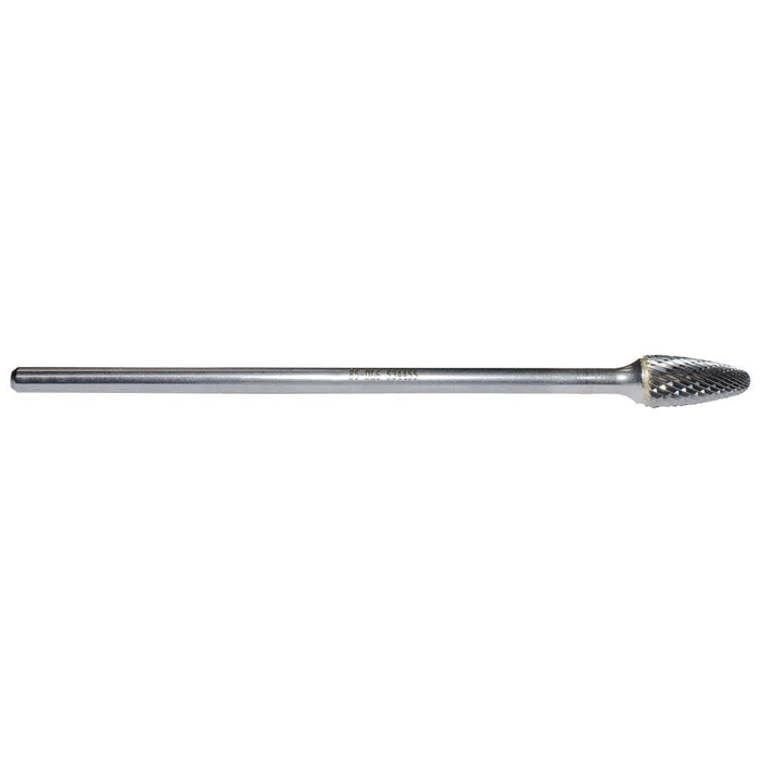 SureWerx (545) 534455 JET 1/2" JET-KUT® Long Shaft Tree Shape Bur - Radius End - Model Number F5-DL6