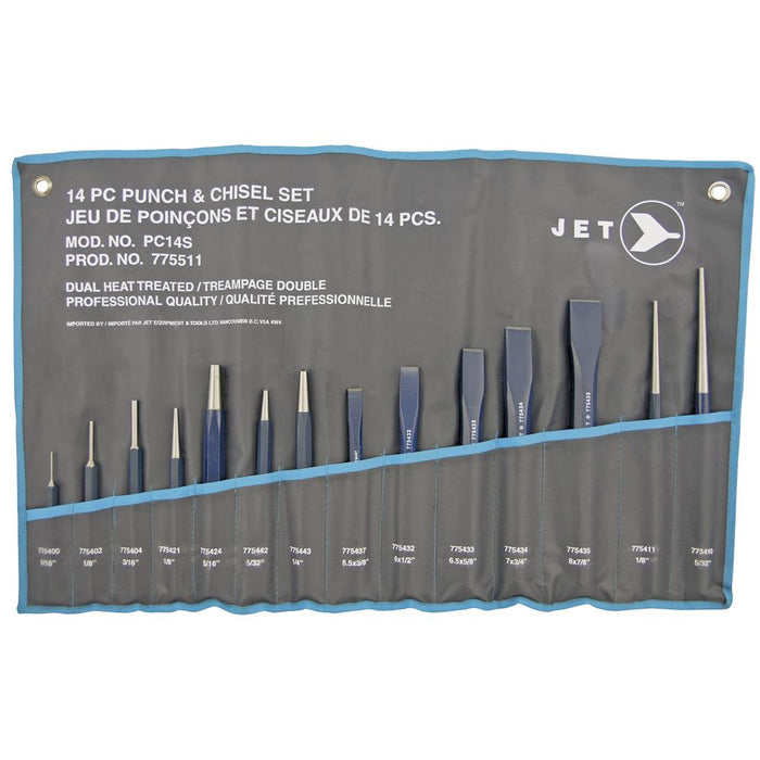 SureWerx (545) 775511 JET Punch & Chisel Set - 14 pc - Model Number PC-14S