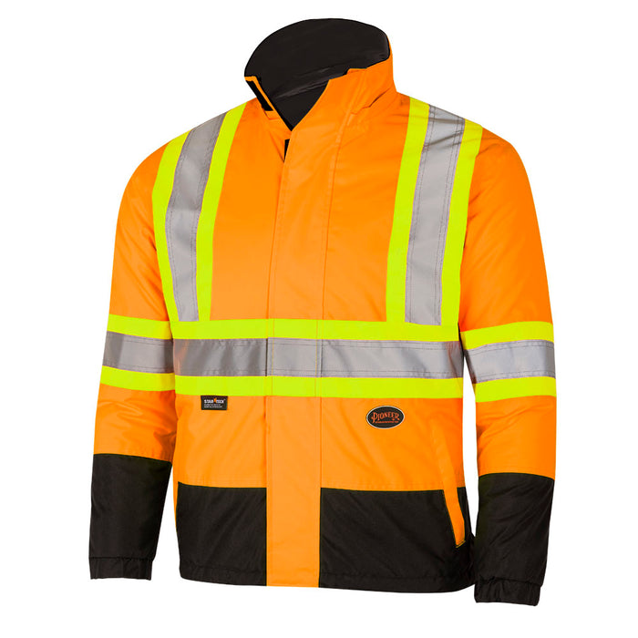 SureWerx (545) V1140450-XL PIONEER Hi-Vis Reversible Safety Jacket - Waterpoof/Breathable - Hi-Vis Orange - XL - Model Number 5770