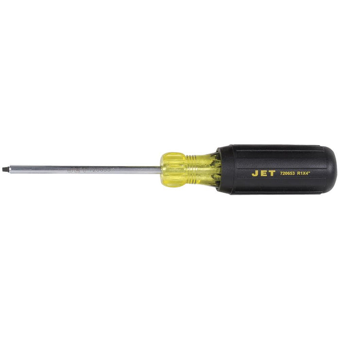 SureWerx 720653 JET Square Cushion Grip Screwdriver - 1 x 4" - Model Number JKSR-1
