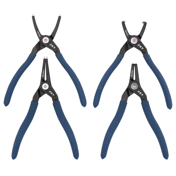 SureWerx (545) 730354 JET 7" Snap Ring Pliers Set - Super Heavy Duty - 4-pc - Model Number SRP-770S