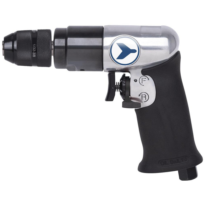 SureWerx (545) 404434 JET 3/8" DR Variable Speed Air Drill with Keyless Chuck - Model Number AD38VSR