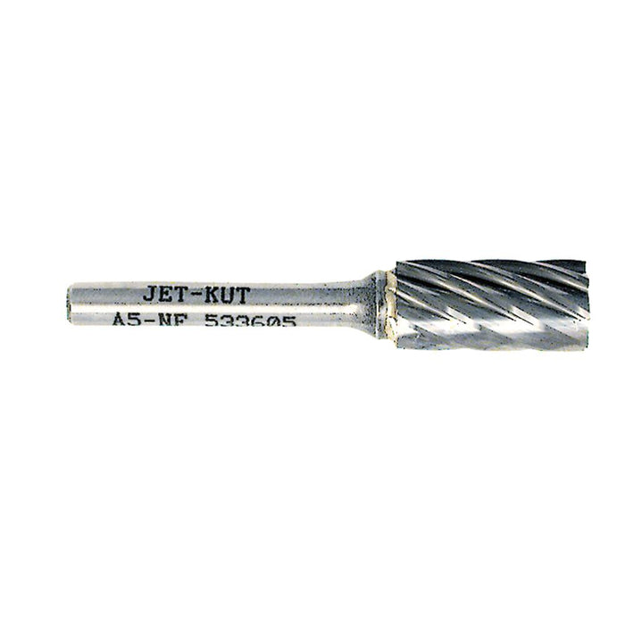 SureWerx (545) 533605 JET 1/4" JET-KUT® Cylindrical Shape Bur - For Aluminum/Non-ferrous Materials - Model Number A5-NF