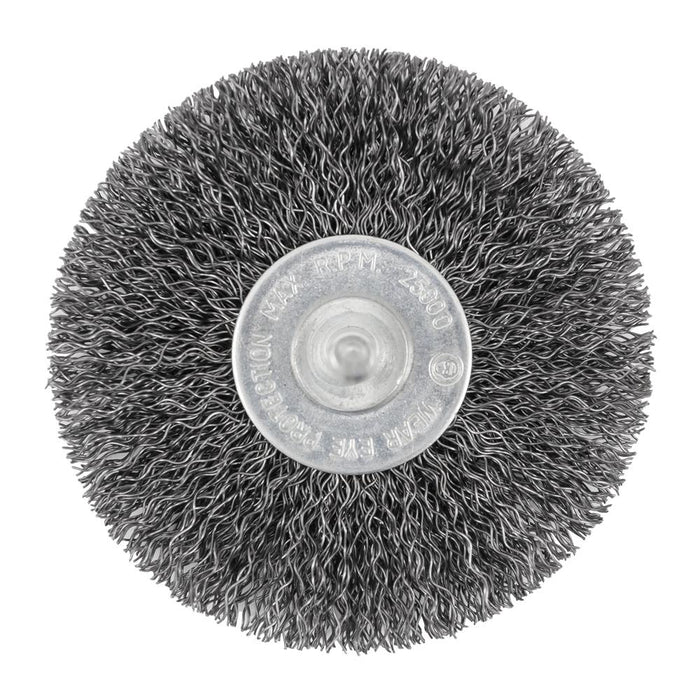 SureWerx (545) 553735 JET 3 x 1/4" Shaft Mounted Crimped Radial Brush - Model Number ER300-12