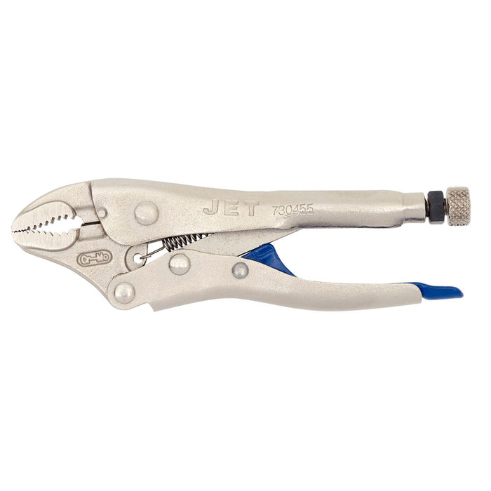 SureWerx (545) 730455 JET Curved Jaw Locking Pliers with Cutter - 7" - Model Number J7WR