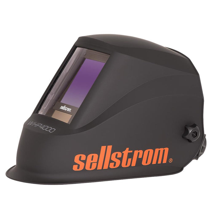 SureWerx (545) S26400 SELLSTROM Premium Series – Welding Helmet with Extra Large Blue Lens Technology ADF - Black - Model Number WHP4000