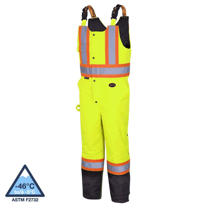 SureWerx (545) V1120661-3XL PIONEER Hi-Vis Quilted Safety Overalls - 100% Waterproof - Hi-Vis Yellow/Green - 3XL - Model Number 5041BB
