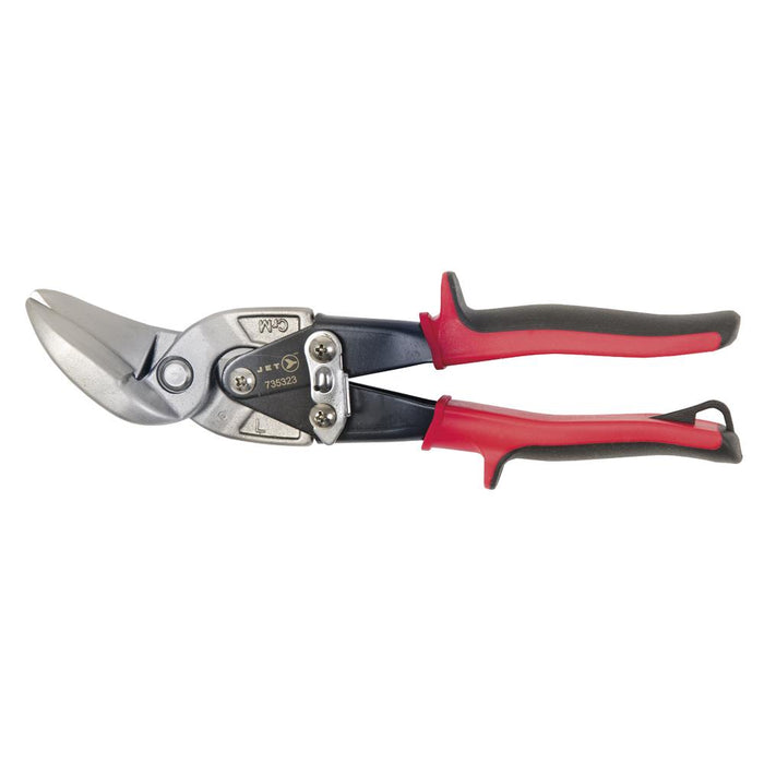 SureWerx 735323 JET 9-1/4" Left Cut Offset Aviation Snips - Super Heavy Duty - Model Number JOS-1L