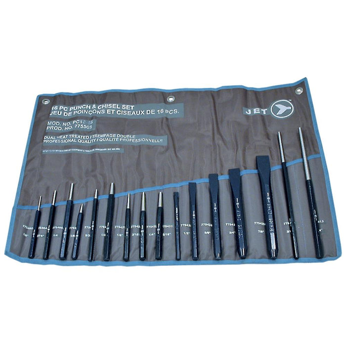 SureWerx (545) 775508 JET Punch and Chisel Set - 16 pc - Model Number PC16-1S