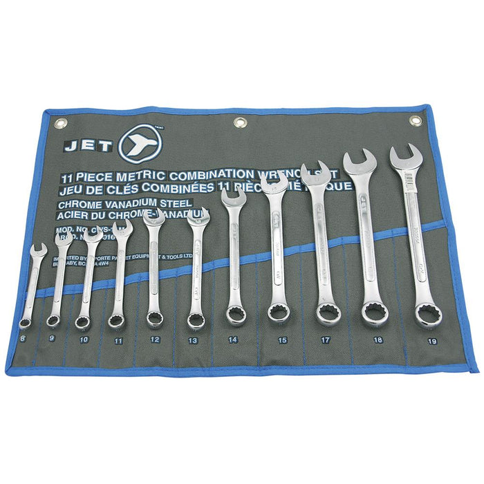 SureWerx 700167 JET Metric Raised Panel Combination Wrench Set - 11 pc - Model Number CWS-11M