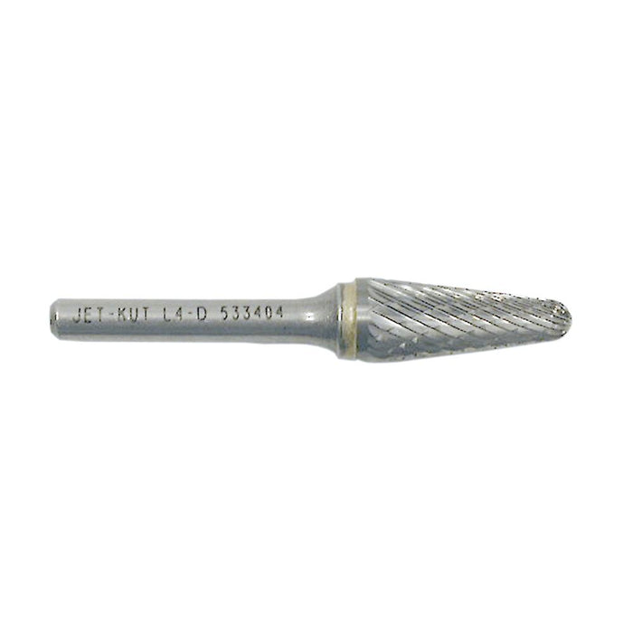 SureWerx 533403 JET 3/8" JET-KUT Taper Shape Bur (Radius End) - Model Number L3-D
