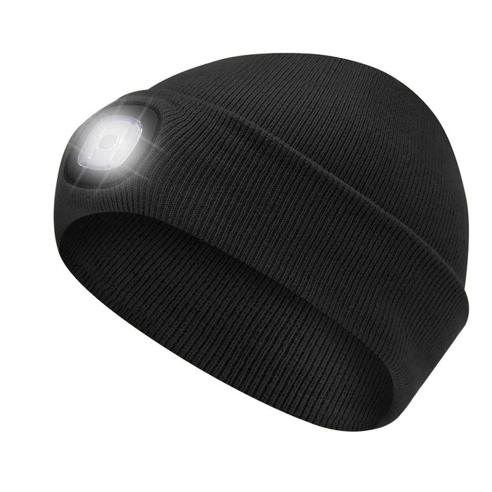 SureWerx V4020940-O/S PIONEER Knit Toque with LED Headlight - Black - O/S - Model Number 5678