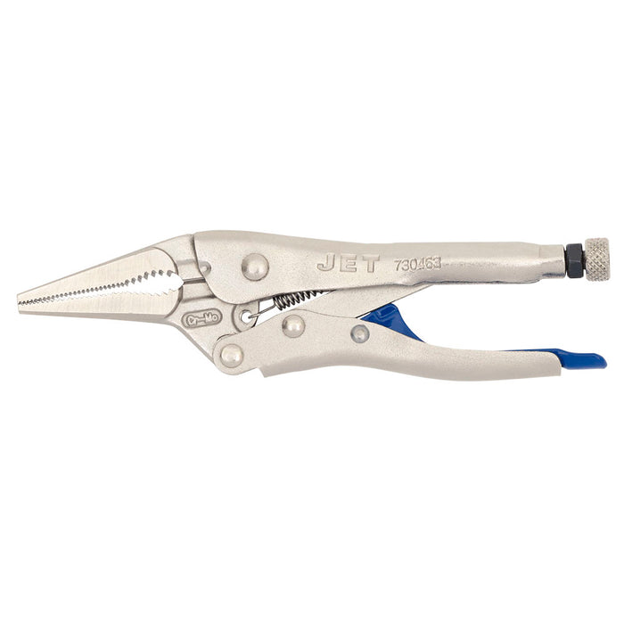 SureWerx 730463 JET Long Nose Locking Pliers with Cutter - 6" - Model Number J6LN