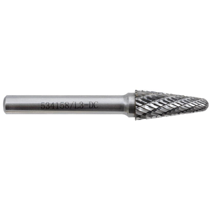 SureWerx (545) 534158 JET 3/8" JET-KUT Taper Shape Bur 9 (Radius End) - Model Number L3-DC