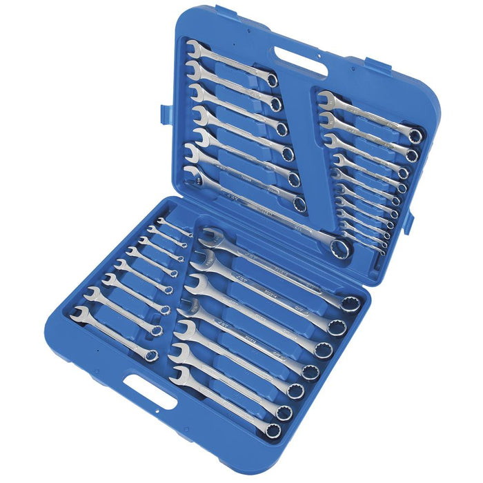 SureWerx 700201 JET Raised Panel Combination Wrench Set - SAE/Metric - 32 pc - Model Number CWS-32SM