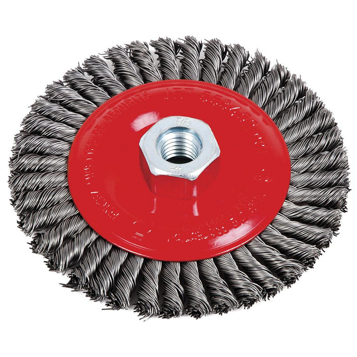 SureWerx 553492 JET 5" x 1/4" x 5/8"-11NC Stringer Bead Brush - High Performance