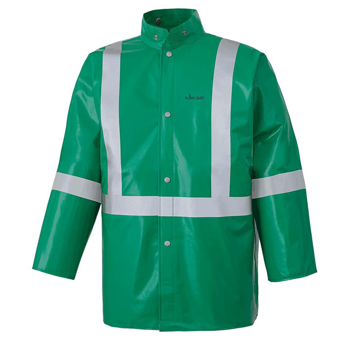 SureWerx (545) V2241940-4XL RANPRO CA-43® FR and Chemical Protective Jacket - StarTech Tape - Green - 4XL - Model Number J43 320