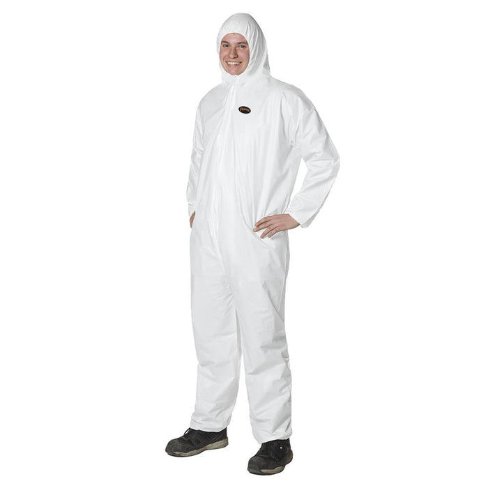 SureWerx V7015550-XL PIONEER Microporous Disposable Coveralls - Zipper Closure - 50/CS - White - XL - Model Number 2055