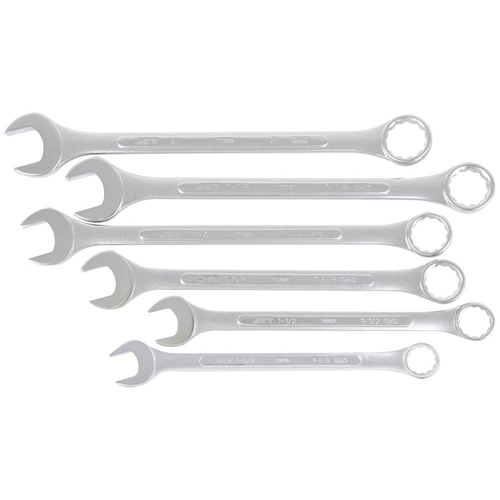 SureWerx 700125 JET Jumbo Raised Panel Combination Wrench Set - SAE - 6 pc - Model Number JCW-6