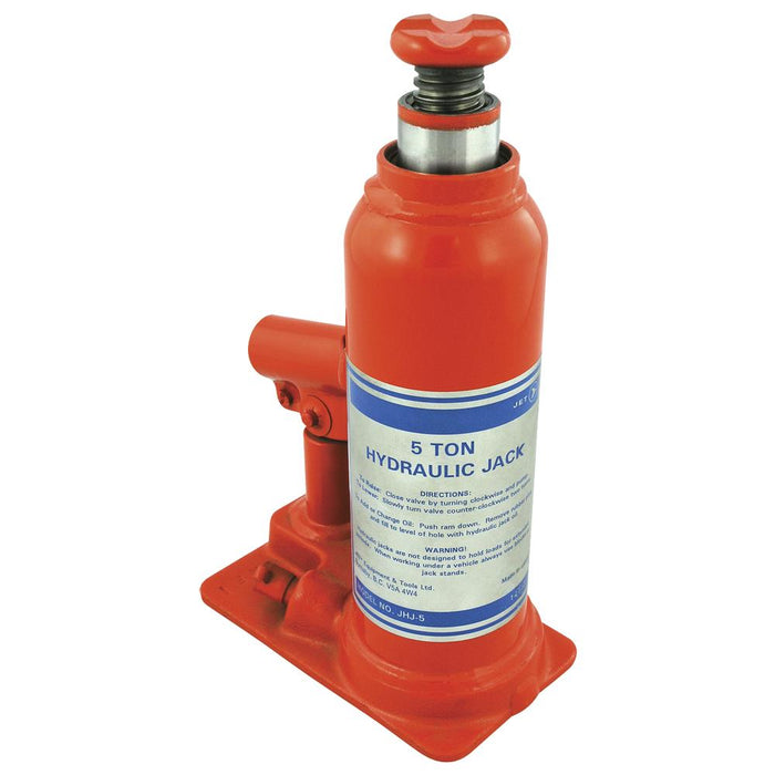 SureWerx (545) 140104 STRONGARM 8 Ton JET Hydraulic Bottle Jack - Super Heavy Duty - Model Number JHJ-8