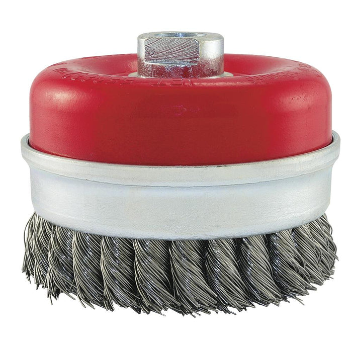 SureWerx 553655 JET 5 x 5/8-11 NC Knot Banded Cup Brush