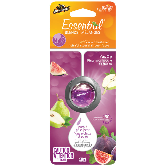 Armor All/STP 18987 AA VENT CLIP PURPLE FIG & PEAR 24X2.5ML