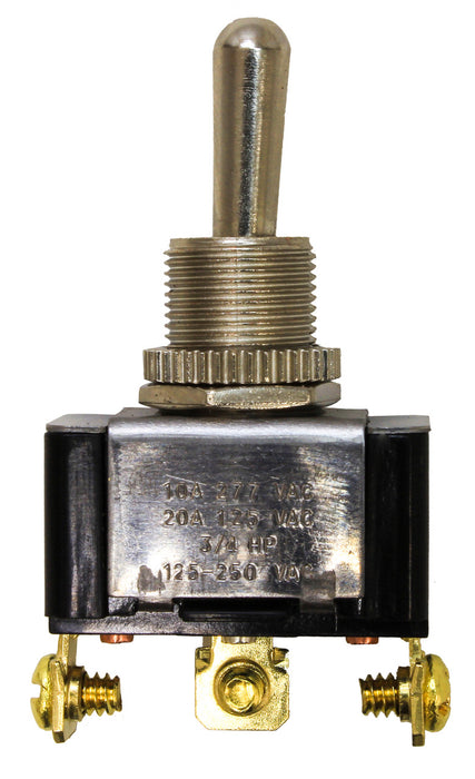 Tectran (667) 19-1461 TOGGLE SWITCH - 20 AMPS-S.P.D.T MOM ON/OFF/MOM ON 3 SCRW
