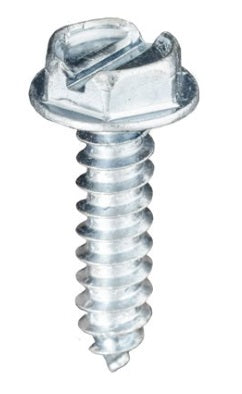 Geno Industries 19-3383 12 Pack - 10 X 3/4 SLOTTED HEX WASHER HEAD TAP SCREW ZINC