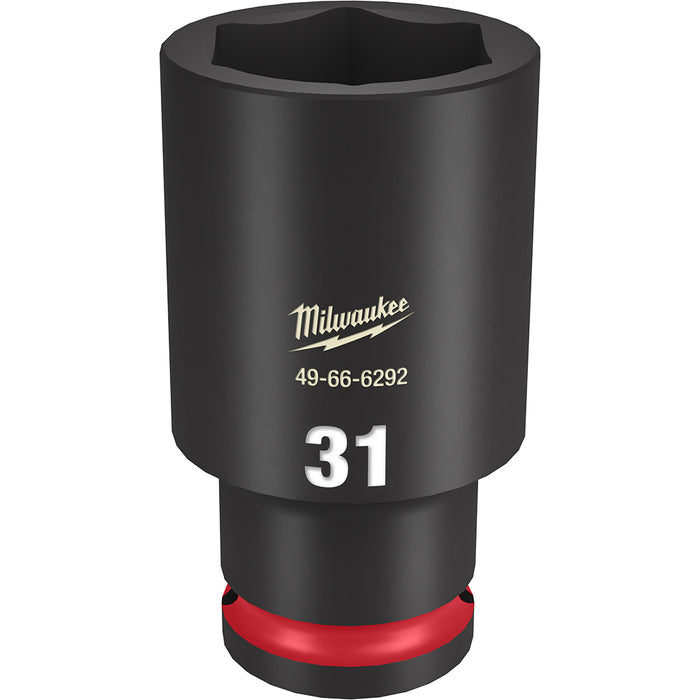 Milwaukee 49-66-6292 SHOCKWAVE Impact Duty™ 1/2"Drive 31MM Deep 6 Point Socket